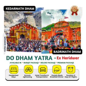 Kedar Badri – Do Dham Yatra 6 Days/5 Nights